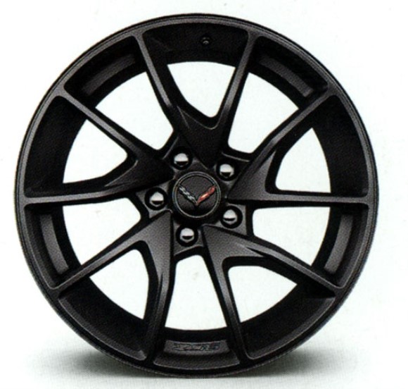 WHEEL. 20- BLACK W/MACH GRV REAR