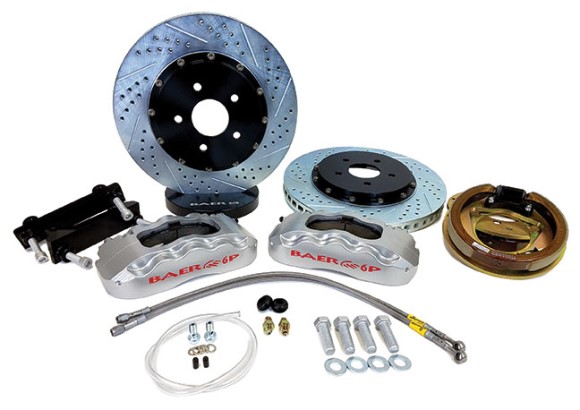 REAR BRAKE SYS. 14- PRO+ 6P SILVER