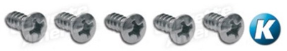 Door Panel Clip Screws. 10 Piece Set 65-67