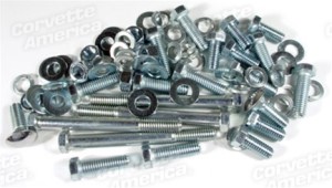 Rear Bumper Mount Bolt Kit. 74 Piece 61-62