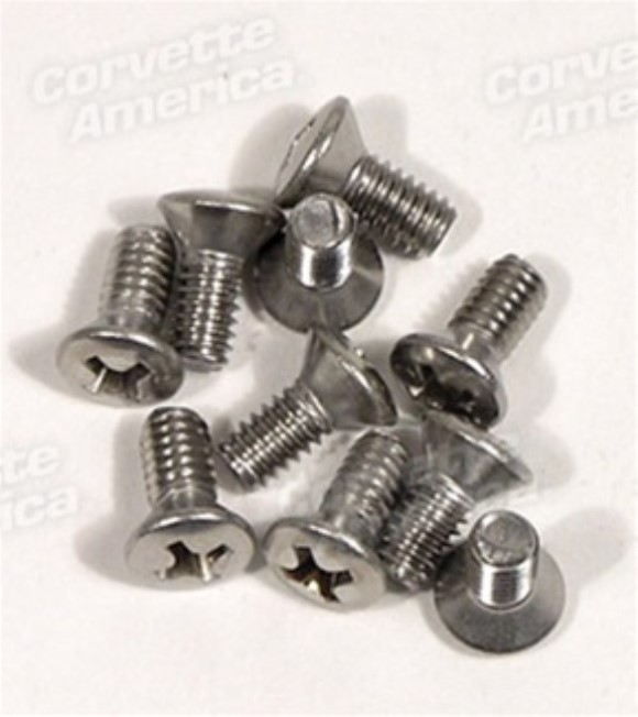 Softtop Header Weatherstrip Retainer Screw Set. 56-62